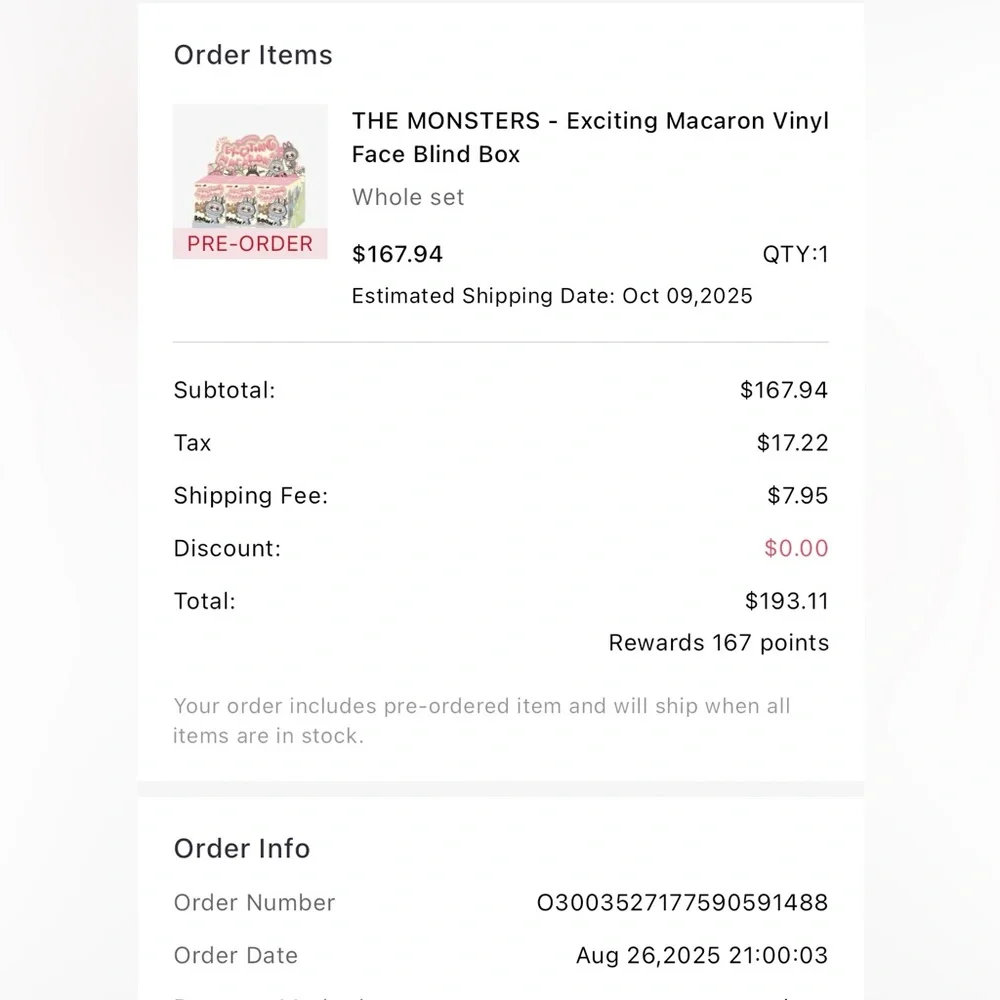 AUTHENTIC! Pop Mart Exciting Macaron Vinyl labubu Doll - sea salt coconut - Picture 5 of 5